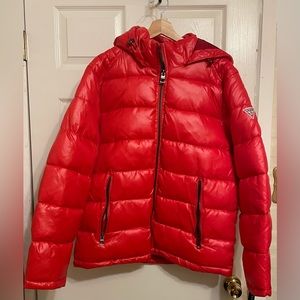 NWT Mens Guess XL Puffer Coat